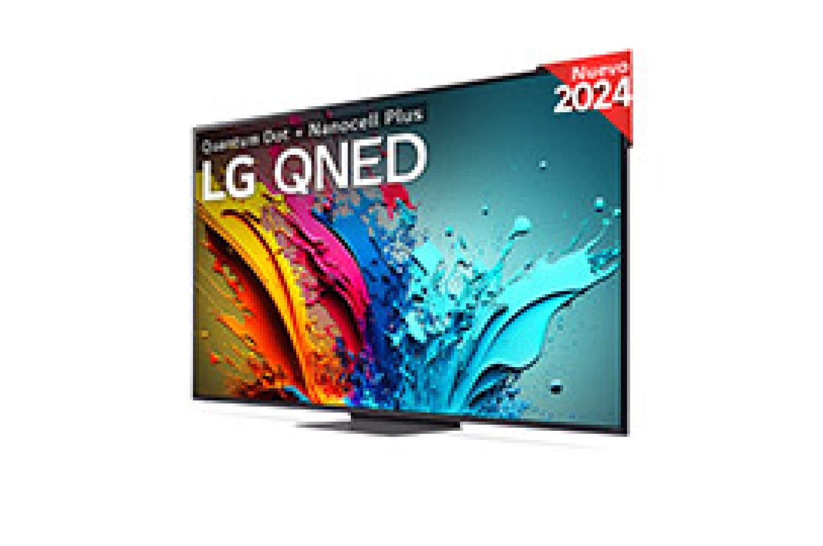LG 86 pulgadas TV LG QNED 4K serie AI QNED86  con Smart TV WebOS24, 86QNED86T6A