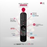 LG TV LG  OLED evo 4K de 42'' C3, Procesador Máxima Potencia, Dolby Vision / Dolby ATMOS, Smart TV webOS23, el mejor TV para Gaming., OLED42C34LA