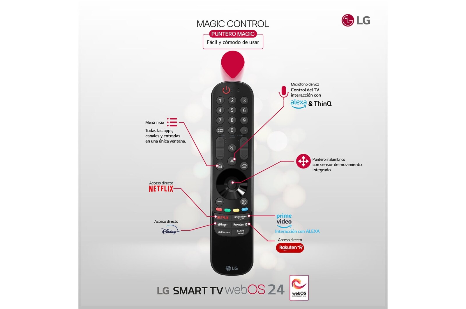 LG 42 pulgadas Smart TV LG OLED evo AI C4 4K 2024, OLED42C44LA