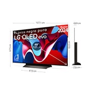 LG 48 pulgadas Smart TV LG OLED evo AI C4 4K 2024, OLED48C44LA