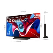 LG 48 pulgadas Smart TV LG OLED evo AI C4 4K 2024, OLED48C46LA