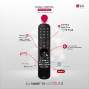 LG TV LG  OLED evo 4K de 55'' C3, Procesador Máxima Potencia, Dolby Vision / Dolby ATMOS, Smart TV webOS23, el mejor TV para Gaming., OLED55C34LA, OLED55C34LA