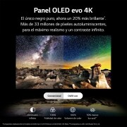 LG TV LG  OLED evo 4K de 55'' C3, Procesador Máxima Potencia, Dolby Vision / Dolby ATMOS, Smart TV webOS23, el mejor TV para Gaming., OLED55C34LA, OLED55C34LA