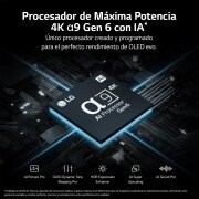 LG TV LG  OLED evo 4K de 55'' C3, Procesador Máxima Potencia, Dolby Vision / Dolby ATMOS, Smart TV webOS23, el mejor TV para Gaming., OLED55C34LA, OLED55C34LA