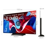 LG 55 pulgadas Smart TV LG OLED evo AI C4 4K 2024, OLED55C46LA