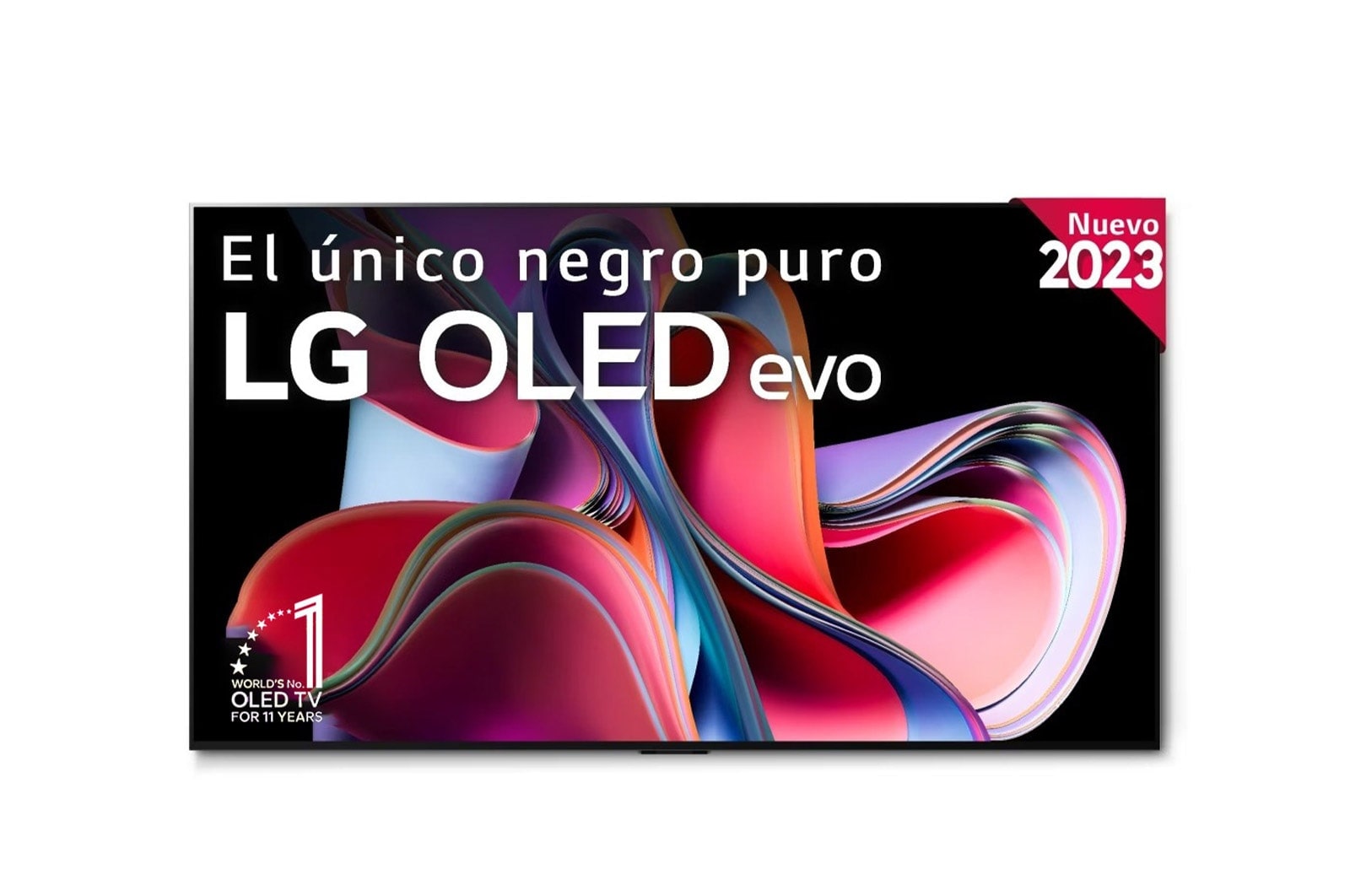 LG TV LG  OLED evo 4K de 55'' G3, Procesador Máxima Potencia, Dolby Vision / Dolby ATMOS, Smart TV webOS23, el mejor TV para Gaming. Perfecta Integración en Pared., OLED55G36LA