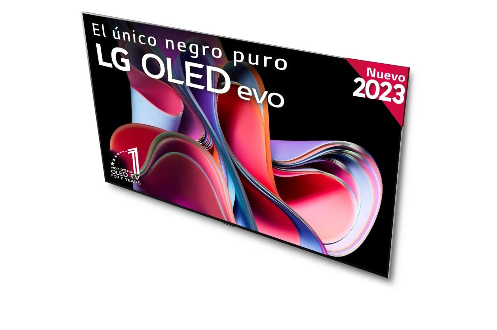 LG TV LG  OLED evo 4K de 55'' G3, Procesador Máxima Potencia, Dolby Vision / Dolby ATMOS, Smart TV webOS23, el mejor TV para Gaming. Perfecta Integración en Pared., OLED55G36LA