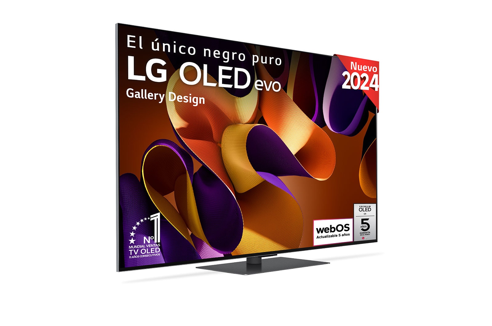 LG 55 pulgadas TV LG OLED evo* AI 4K serie G4  con Smart TV WebOS24, OLED55G46LS