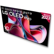 LG TV LG OLED evo 4K de 65'' G3, Procesador Máxima Potencia, Dolby Vision / Dolby ATMOS, Smart TV webOS23, el mejor TV para Gaming. Perfecta Integración en Pared., OLED65G36LA