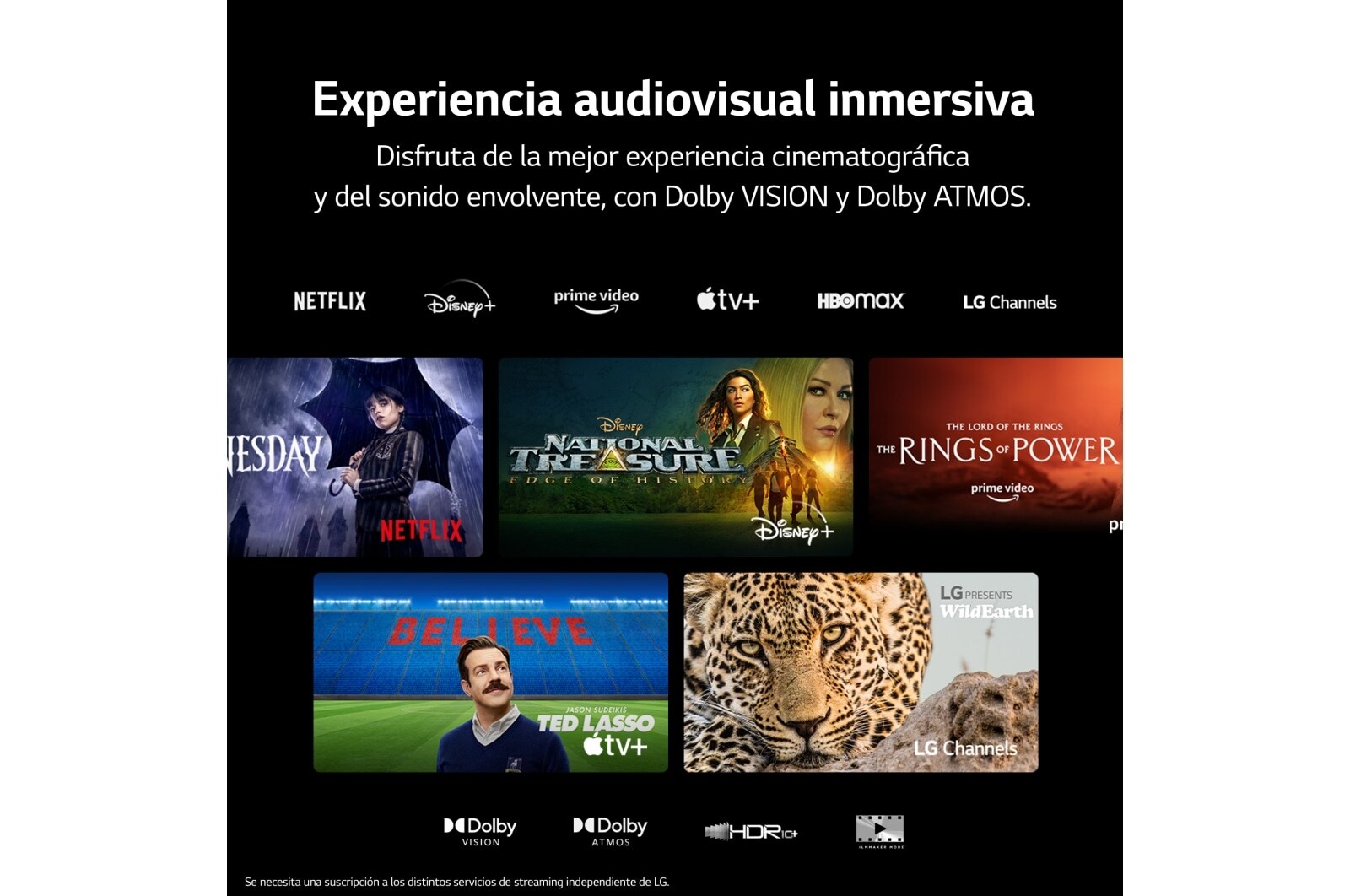 LG TV LG OLED evo 4K de 77'' G3, Procesador Máxima Potencia, Dolby Vision / Dolby ATMOS, Smart TV webOS23, el mejor TV para Gaming. Perfecta Integración en Pared., OLED77G36LA