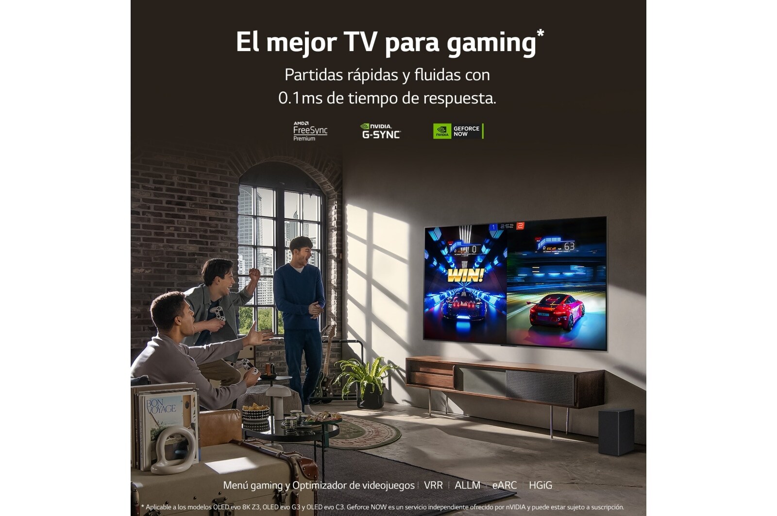 LG TV LG OLED evo 4K de 77'' G3, Procesador Máxima Potencia, Dolby Vision / Dolby ATMOS, Smart TV webOS23, el mejor TV para Gaming. Perfecta Integración en Pared., OLED77G36LA
