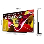 LG 83 pulgadas Smart TV LG OLED evo AI C4 4K 2024, OLED83C44LA