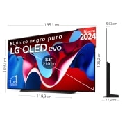 LG 83 pulgadas Smart TV LG OLED evo AI C4 4K 2024, OLED83C44LA