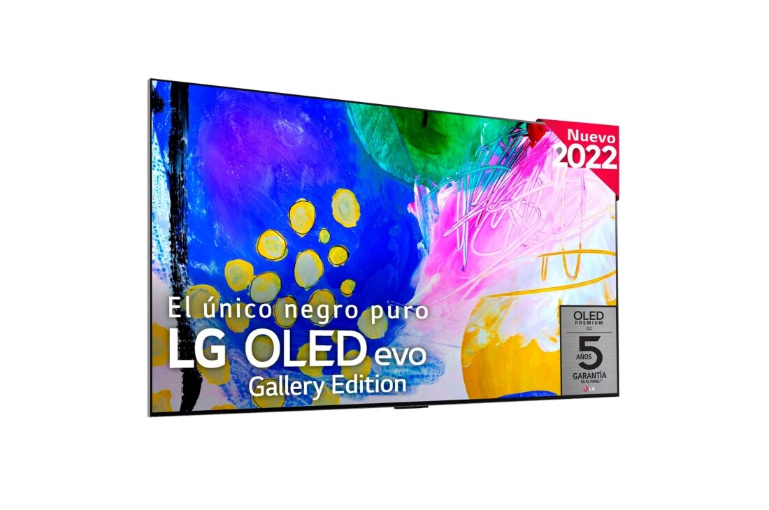 LG Televisor LG 4K OLED evo Gallery Edition, Procesador Inteligente de Máxima Potencia 4K a9 Gen 5 con IA, compatible con el 100% de formatos HDR, HDR Dolby Vision, Dolby Atmos, Smart TV webOS22, el mejor TV para Gaming.<br>Ideal para colgar en la pared., OLED83G26LA