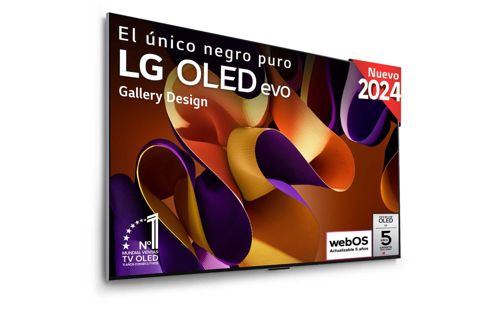 LG 65 pulgadas Smart TV LG OLED evo AI G4 4K 2024, OLED65G45LW