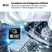 LG Lavadora eficiente 9kg, 1400rpm, A, con vapor, Serie 100, F4X1009NWB