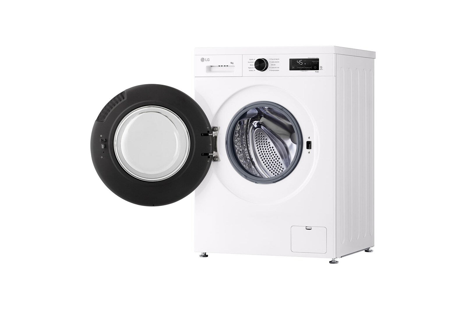 LG Lavadora eficiente 9kg, 1400rpm, A, con vapor, Serie 100, F4X1009NWB