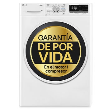 LG RH90V5AV6N Secadora vista frontal izquierda