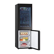 LG Frigorífico Combi Instaview  Door Cooling+, 1,86 m, Clasificación C, capacidad de 352 l,  Acero negro grafito, GBG5160CEV
