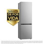 LG Frigorífico Combi Door Cooling+, 1,86m, Clasificación D, capacidad de 374l, inox antihuellas. Serie 700, GBV7180DPY