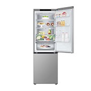 LG Frigorífico Combi Door Cooling+, 1,86m, Clasificación D, capacidad de 374l, inox antihuellas. Serie 700, GBV7180DPY