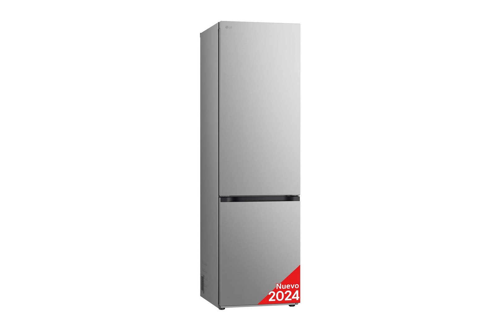 LG Frigorífico Combi Door Cooling+,  2,03m, Clasificación C, capacidad de 419l, inox antihuellas. Serie 700, GBV7280CPY, GBV7280CPY
