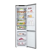 LG Frigorífico Combi Door Cooling+,  2,03m, Clasificación C, capacidad de 419l, inox antihuellas. Serie 700, GBV7280CPY
