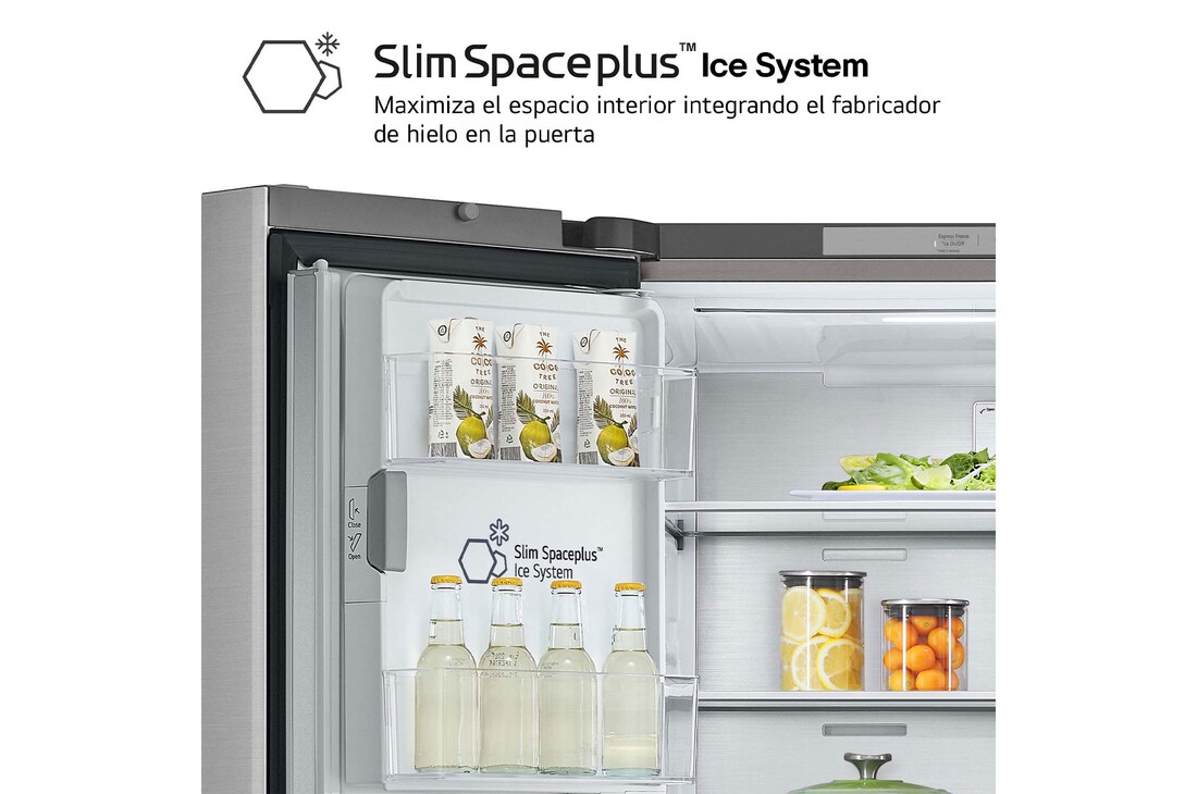 LG Frigorífico American Combi  Clasificación E , 641 L, Inox antihuellas, GML960PYBE