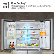 LG Frigorífico American Combi  Clasificación E , 641 L, Inox antihuellas, GML960PYBE