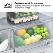LG Frigorífico American Combi  Clasificación E , 641 L, Inox antihuellas, GML960PYBE