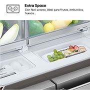 LG Frigorífico American Combi  Clasificación E , 641 L, Inox antihuellas, GML960PYBE