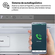 LG Frigorífico American Combi  Clasificación E , 641 L, Inox antihuellas, GML960PYBE