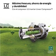 LG Frigorífico American Combi  Clasificación E , 641 L, Inox antihuellas, GML960PYBE