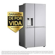 LG Frigorífico Americano Side By side, Clasificación D, 635 L, sin toma de agua, GSLV91MBAD