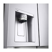 LG Frigorífico Americano Side By side, Clasificación D, 635 L, sin toma de agua, GSLV91MBAD