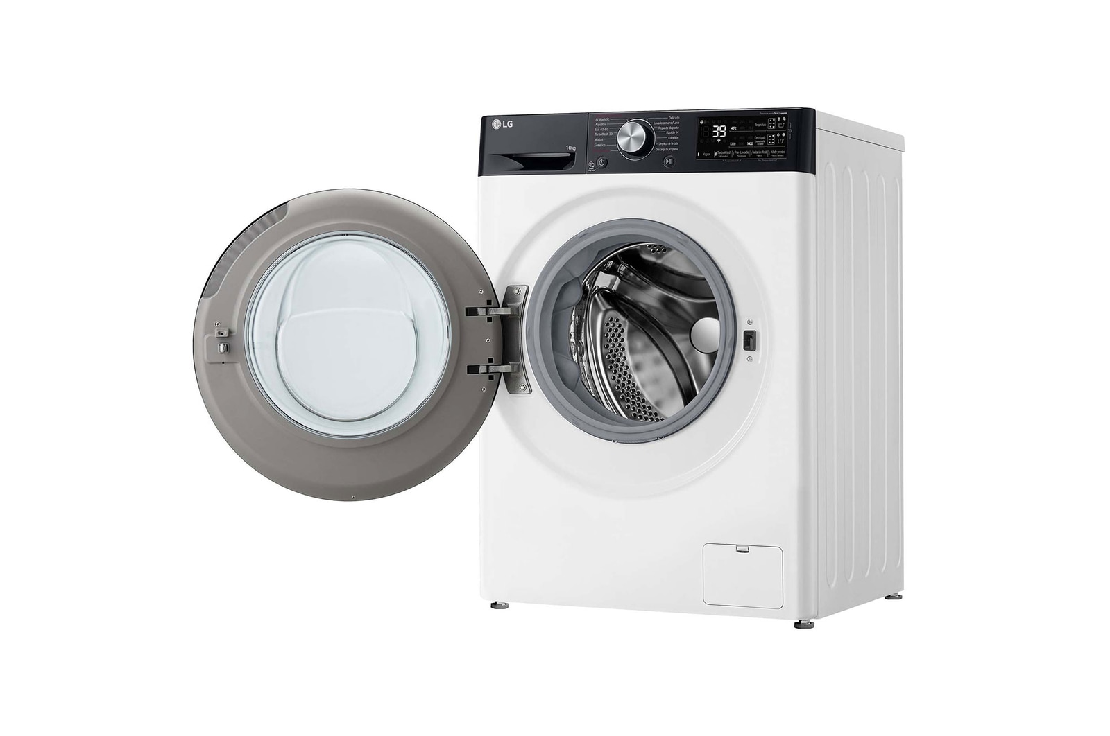 LG Lavadora inteligente AI Direct Drive. TurboWash 360º, Autodosificación,  10kg ,  1400rpm Un 10% más eficiente que A, Serie 750, F4WR7510AGH