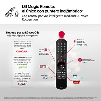 LG 42 pulgadas Smart TV LG OLED evo AI C4 4K 2024, OLED42C44LA