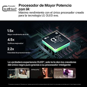 LG 48 pulgadas Smart TV LG OLED evo AI C4 4K 2024, OLED48C44LA