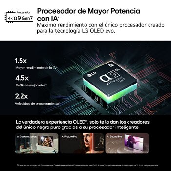 LG 55 pulgadas Smart TV LG OLED evo AI C4 4K 2024, OLED55C44LA