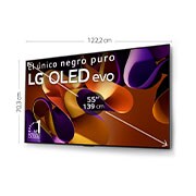 LG 55 pulgadas Smart TV LG OLED evo AI G4 4K 2024, OLED55G45LW