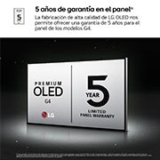 LG 55 pulgadas Smart TV LG OLED evo AI G4 4K 2024, OLED55G45LW
