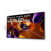 LG 77 pulgadas Smart TV LG OLED evo AI G4 4K 2024, OLED77G45LW