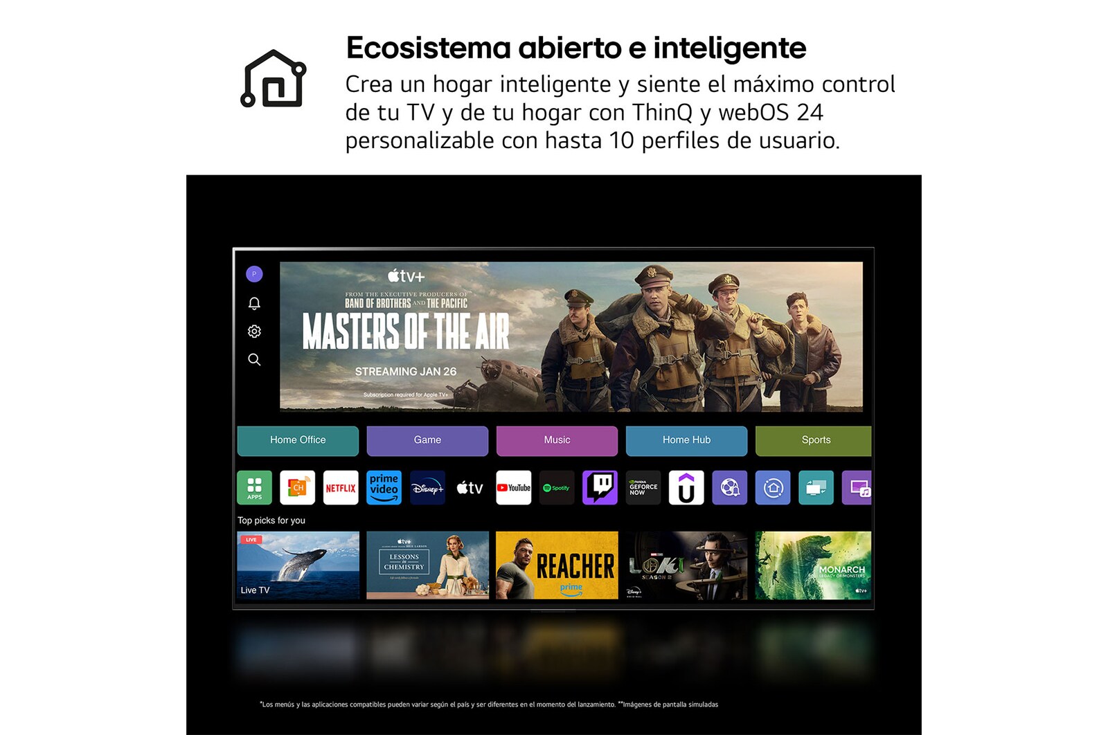 LG 77 pulgadas Smart TV LG OLED evo AI G4 4K 2024, OLED77G45LW