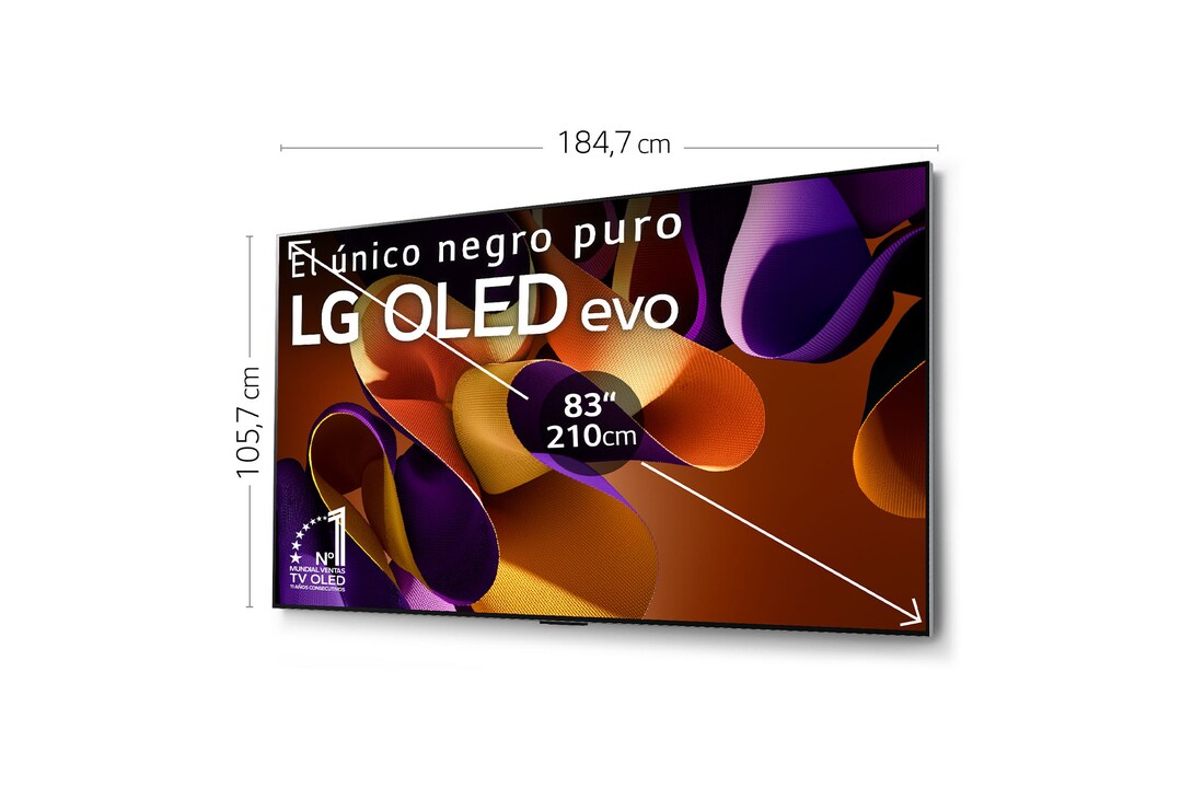 LG 83 pulgadas Smart TV LG OLED evo AI G4 4K 2024, OLED83G45LW