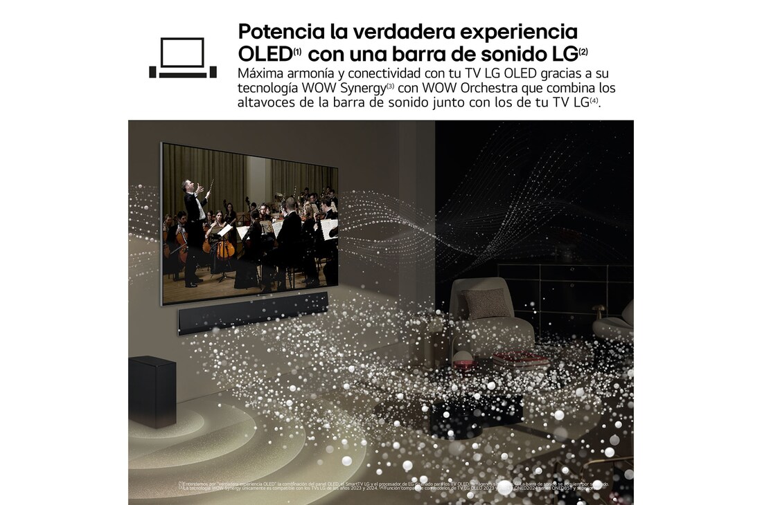 LG 83 pulgadas Smart TV LG OLED evo AI G4 4K 2024, OLED83G45LW