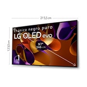 LG 97 pulgadas Smart TV LG OLED evo AI G4 4K 2024, OLED97G45LW