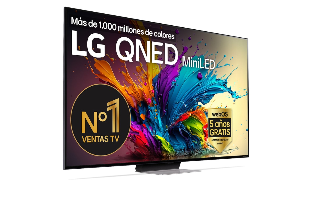 LG 65 pulgadas Smart TV LG QNED MiniLED QNED91 AI 4K 2024, 65QNED91T6A