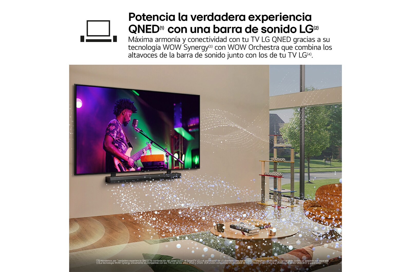 LG 65 pulgadas Smart TV LG QNED MiniLED QNED91 AI 4K 2024, 65QNED91T6A
