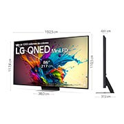 LG 86 pulgadas Smart TV LG QNED MiniLED QNED91 AI 4K 2024, 86QNED91T6A