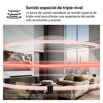 LG Barra de Sonido - LG S70TR, Bluetooth, 500W, 5.1.1 Canales con Subwoofer, altavoces traseros para cine en casa, Dolby Atmos, DTS:X, Negro, S70TR